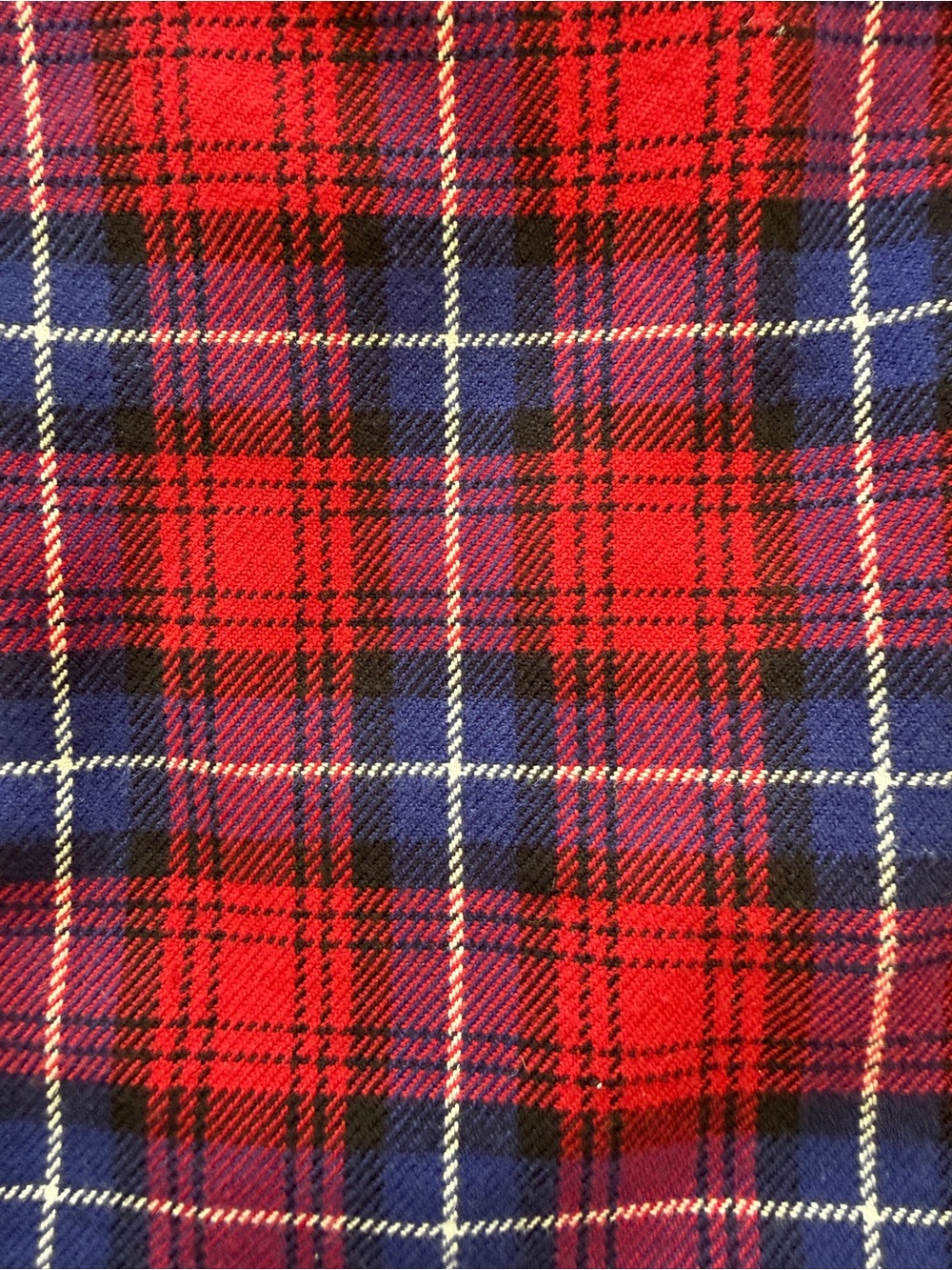 Forever 21 Red and Navy Plaid Peter Pan Collar Dress - Picture 9 of 10